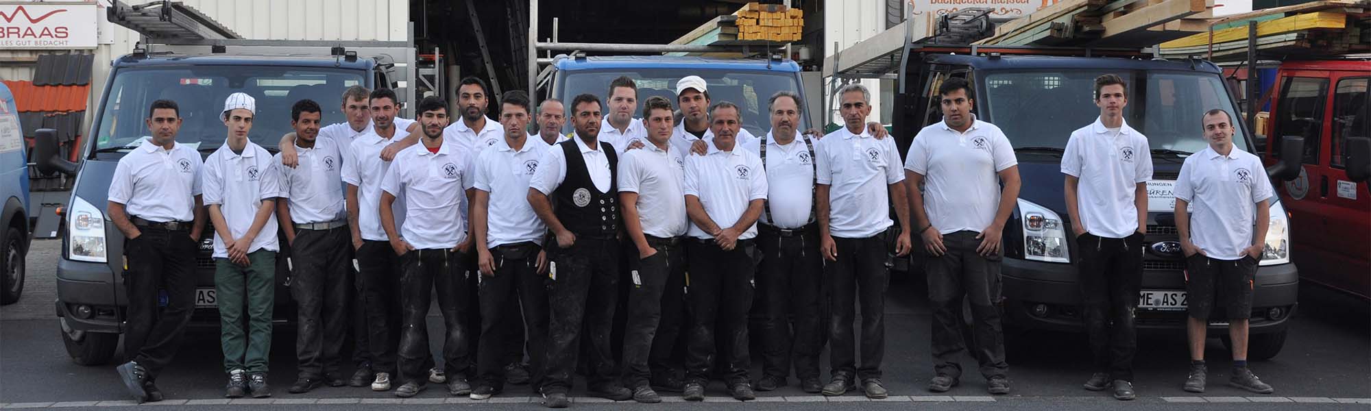 Das Team der Abbas Süren GmbH Dachdeckermeister in Langenfeld